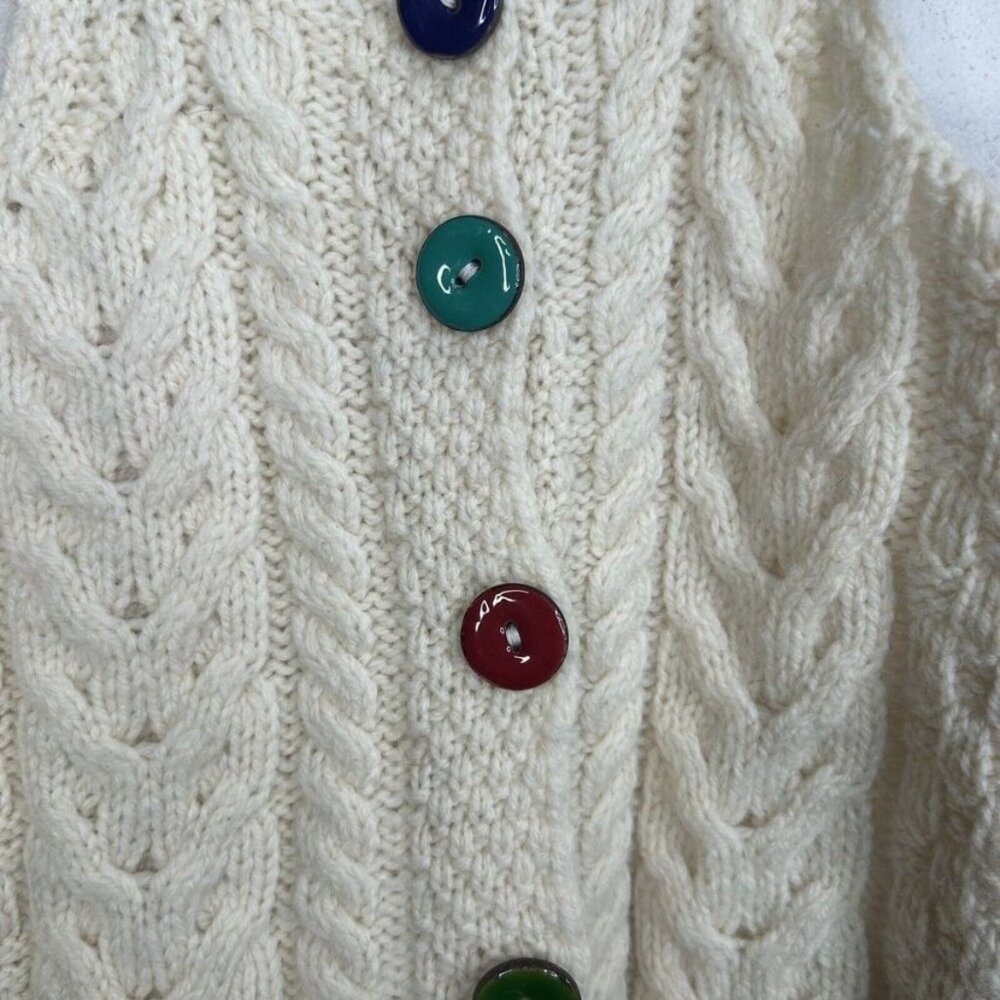Blarney Woollen Mills Baby Pinafore Merino Wool Dress Irish Jumper - Picture 4 of 6